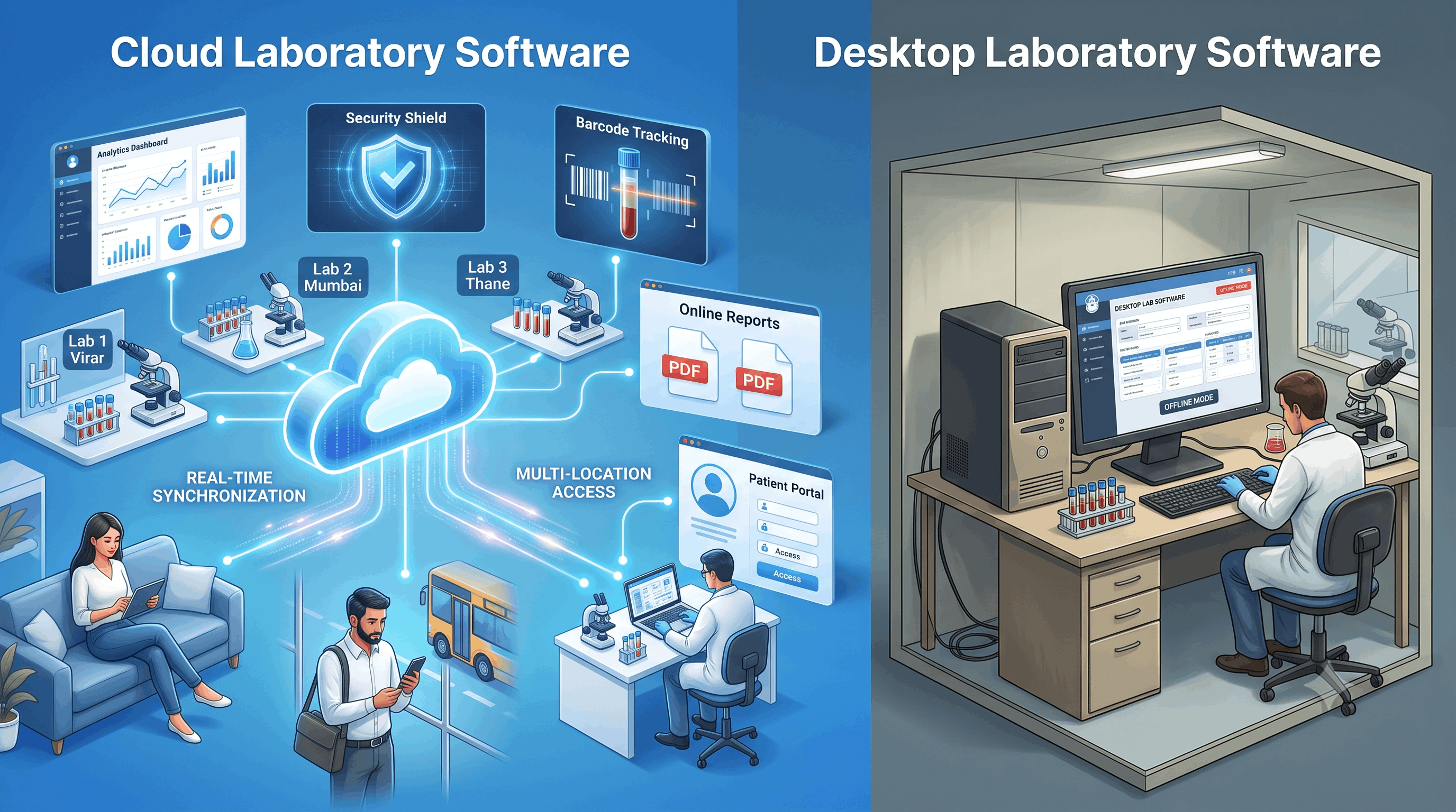 Laboratory Business Growth Dashboard