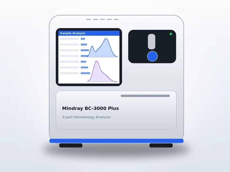 Mindray BC-3000 Plus 3-part Hematology Analyzer